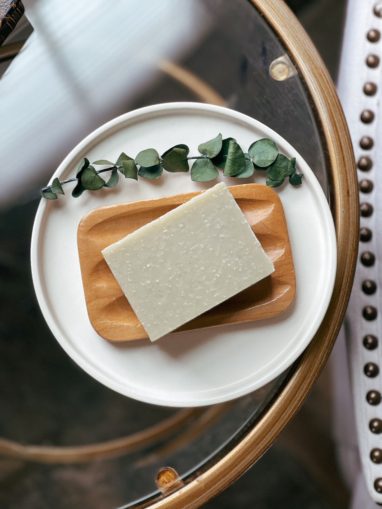 SELF DRAINING WOODEN SOAP TRAY