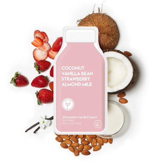Strawberries and Cream • Sheet Mask