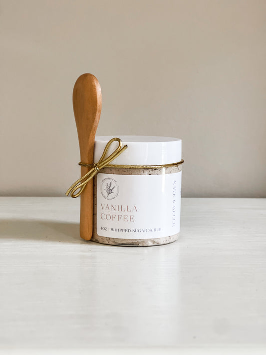 VANILLA COFFEE • 4OZ WHIPPED SUGAR SCRUB