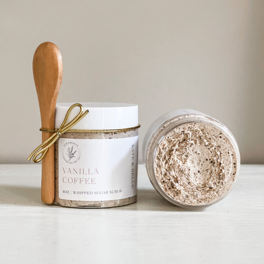 VANILLA COFFEE • 4OZ WHIPPED SUGAR SCRUB