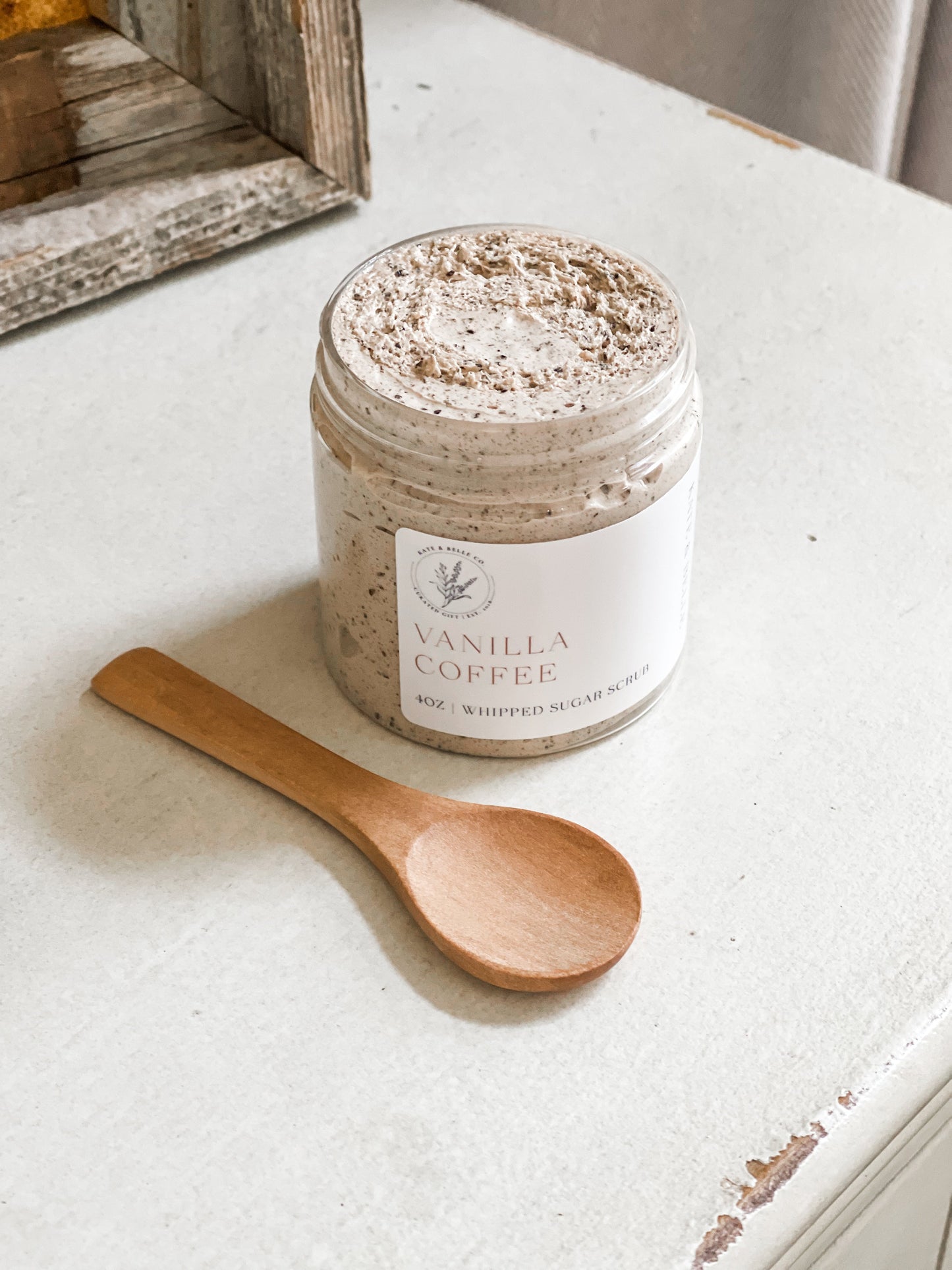 VANILLA COFFEE • 4OZ WHIPPED SUGAR SCRUB