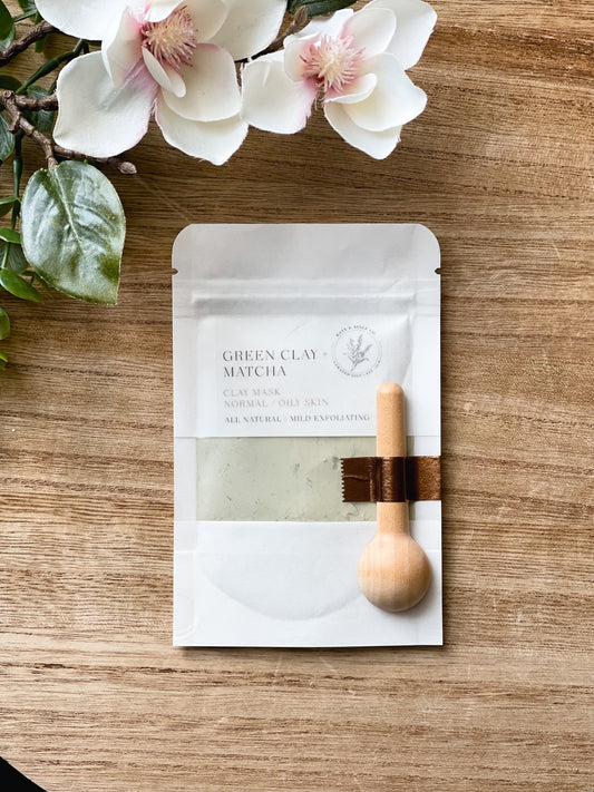 CLAY MASK • GREEN CLAY & MATCHA