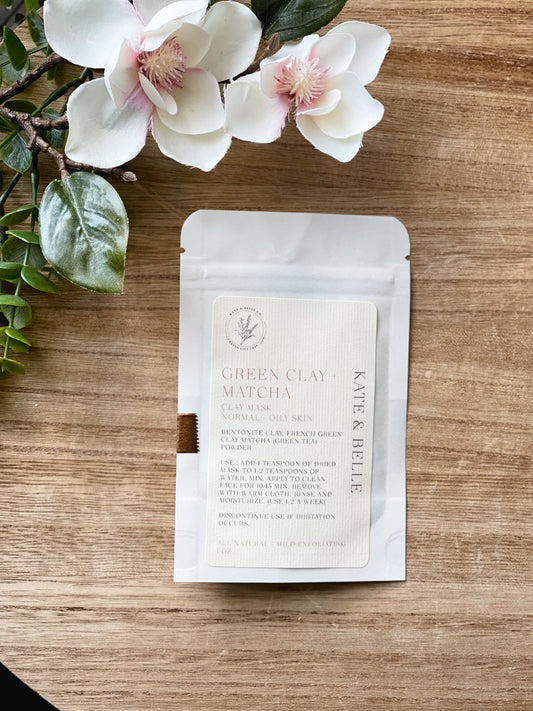 CLAY MASK • GREEN CLAY & MATCHA