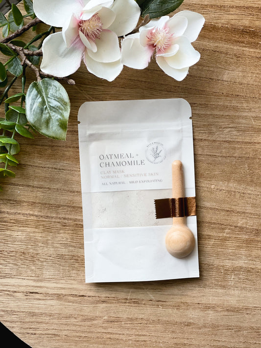 CLAY MASK • OATMEAL & CHAMOMILE