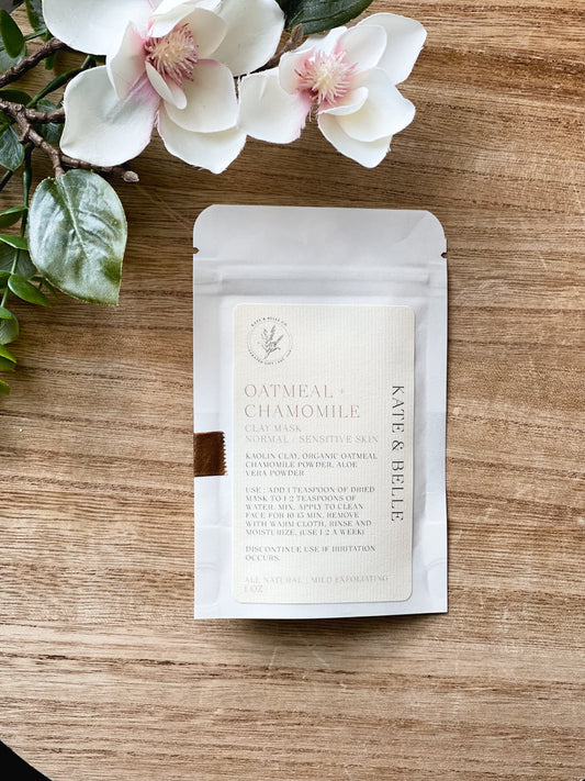 CLAY MASK • OATMEAL & CHAMOMILE